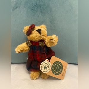 Becky Boyds Bears red overalls vintage QVC BBC exclusive